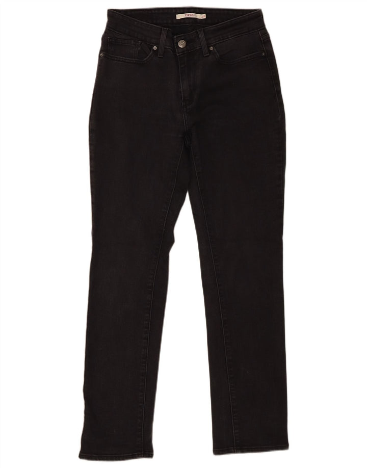 Damskie jeansy Levi's 712 Slim W29 L30 Szara bawełna