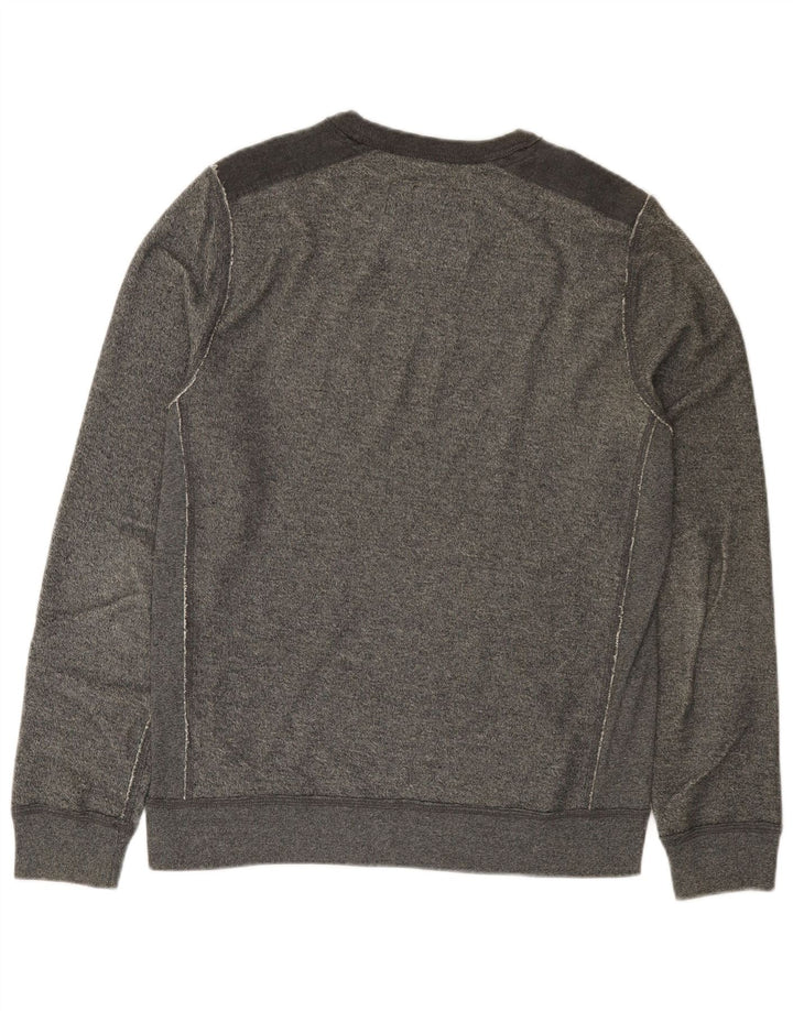 Męska bluza dresowa ABERCROMBIE & FITCH Średnioszary, bawełniany blok kolorów
