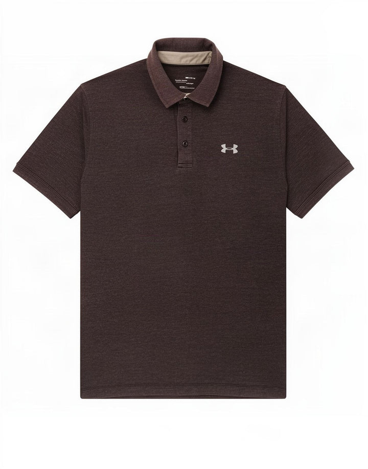 Męska koszulka polo Under Armour Heat Gear w kolorze średnioszarym