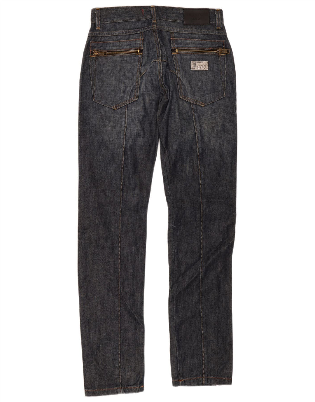 Wampum Męskie jeansy slim W30 L34 Granatowa bawełna