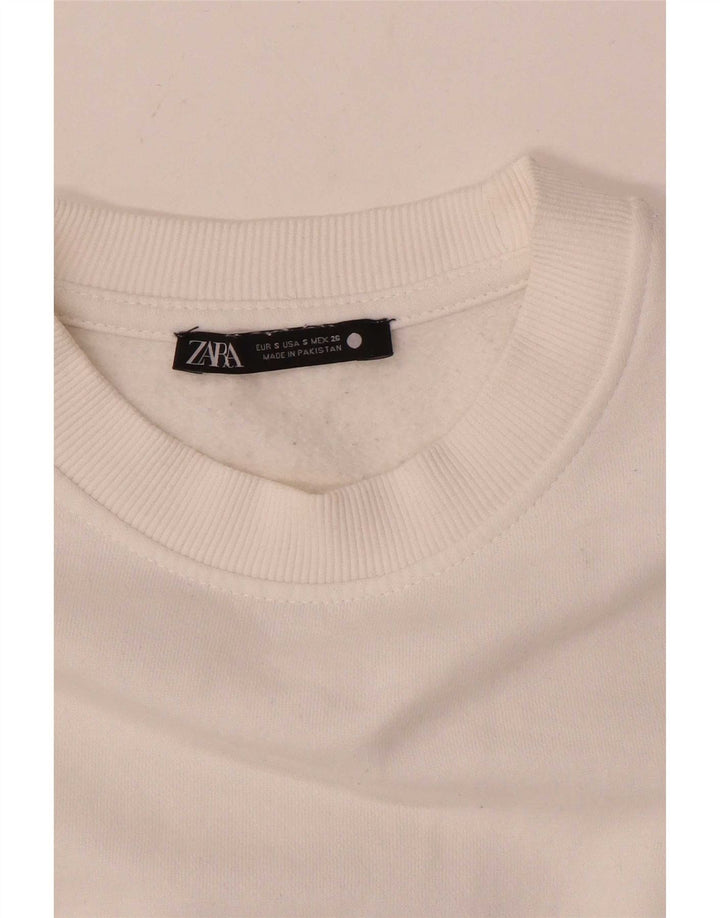 Bluza damska Zara Sweter UK 10 Small White