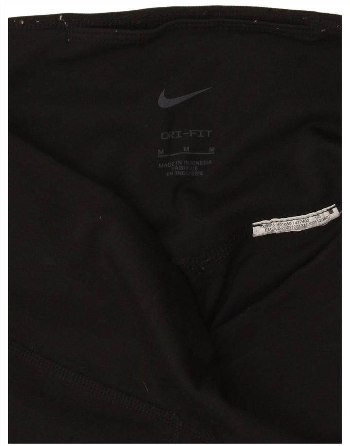 Damskie legginsy Nike Dri Fit UK 12, średnie czarne