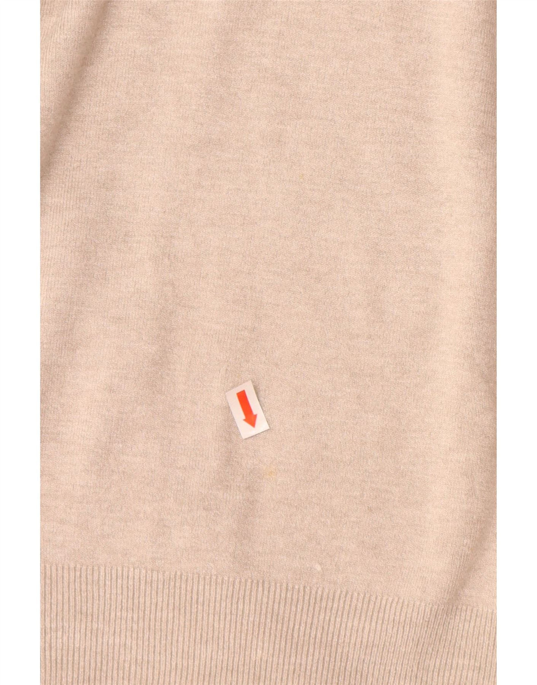 Damski sweter ZARA z dekoltem w kształcie litery V, UK 12, średni beż