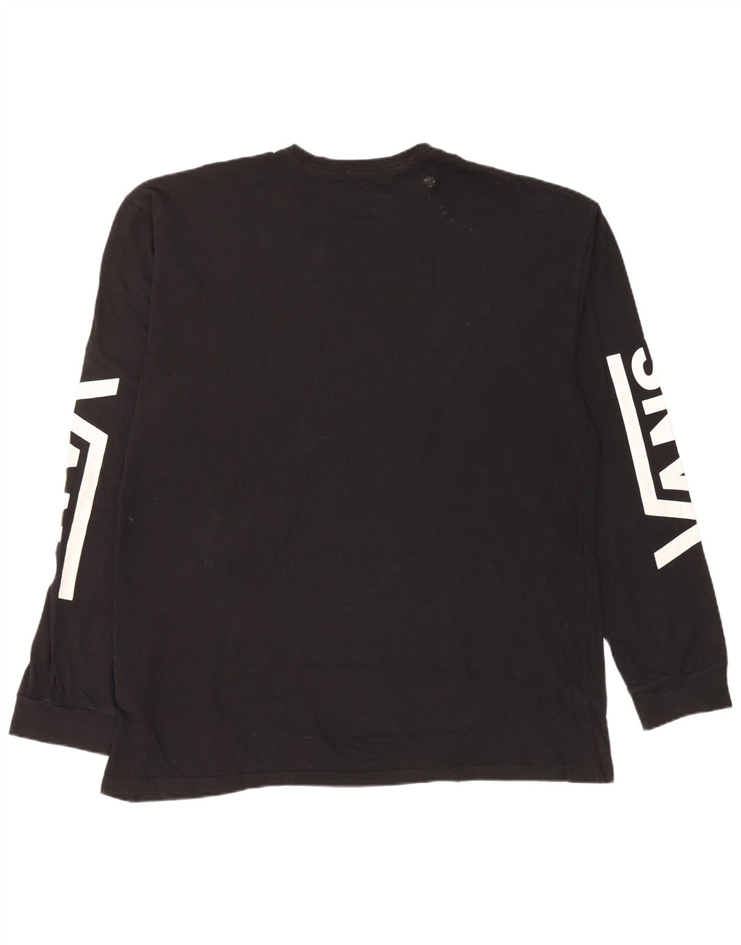 Męski graficzny top Vans z długim rękawem XL, czarny, bawełniany