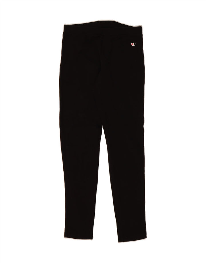 CHAMPION Womens Leggings UK 10 Small  Black Cotton Vintage Champion and Second-Hand Champion from Messina Hembry 