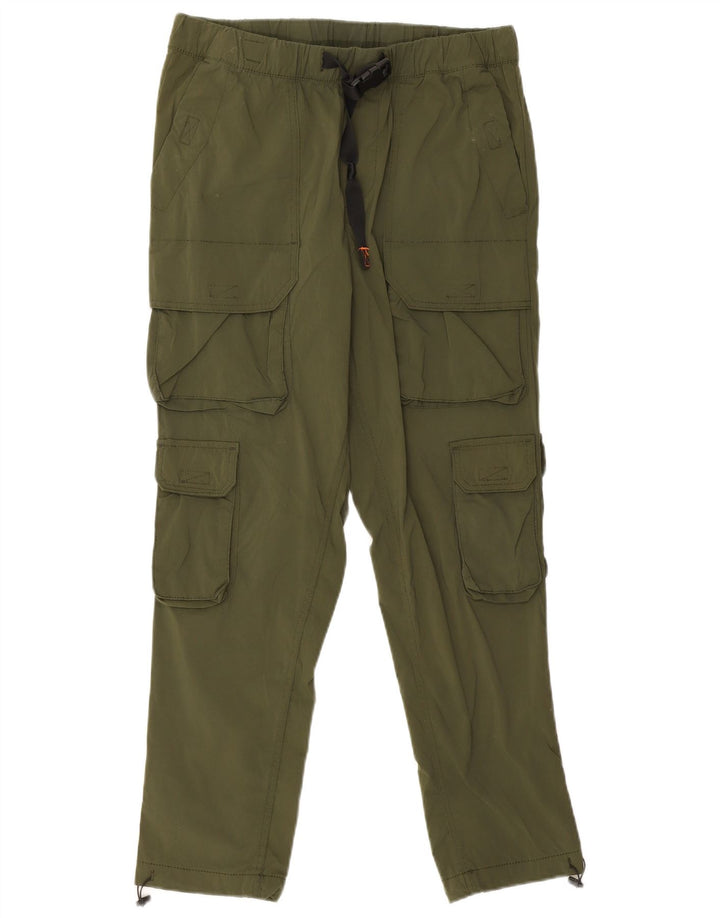 Męskie proste spodnie cargo Jack & Jones, średnie W30 L27, nylon khaki
