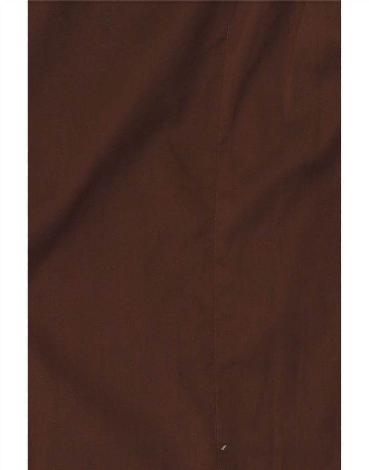 Koszula męska Trussardi Jeans 2XL, brązowa, bawełniana
