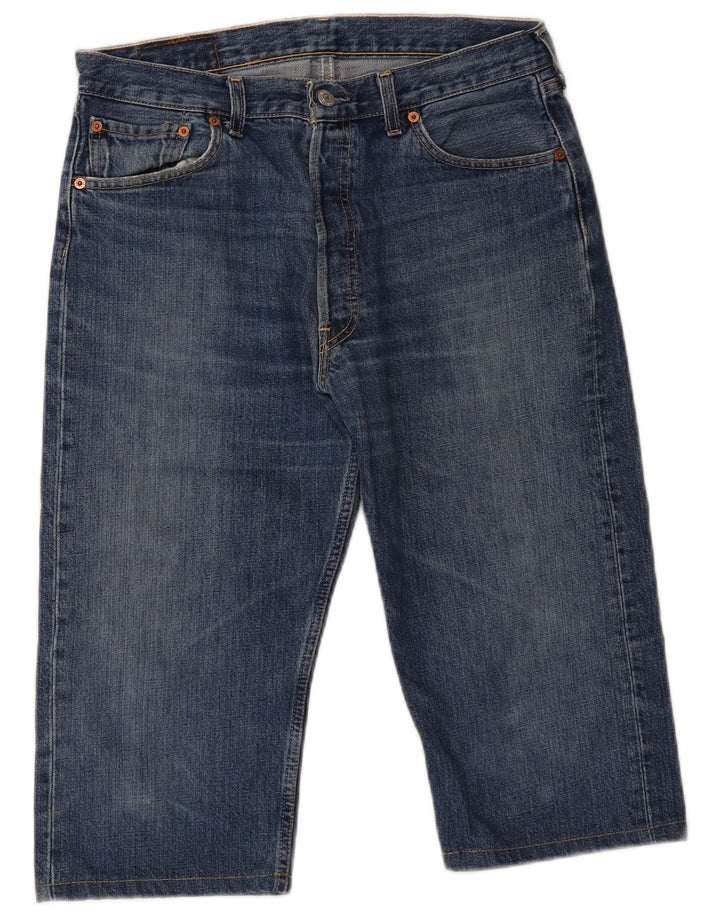 Męskie dżinsy Capri Levi's Rozmiar 34 W34 L17 Niebieska bawełna