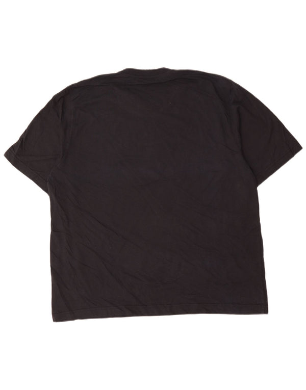 T-shirt męski Adidas Top 2XL granatowy, bawełniany