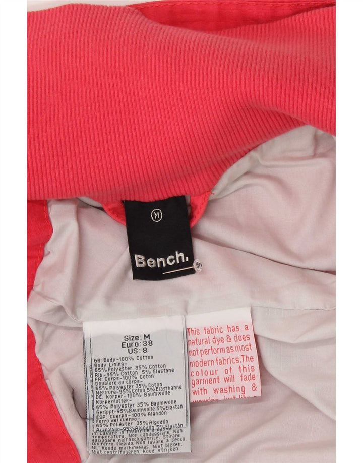 Bench Damska kurtka bomberka UK 14 Medium Pink Cotton