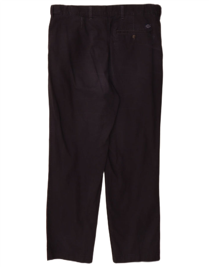 Męskie spodnie typu chino Regular Marks & Spencer W36 L31 Granatowa bawełna