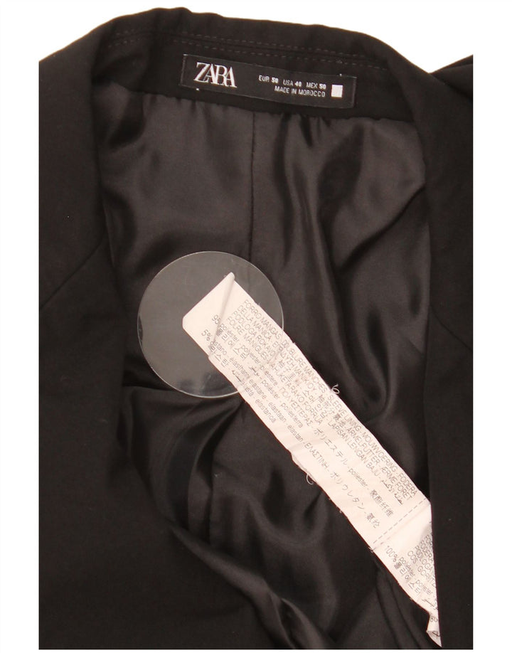 Męska marynarka Zara zapinana na 2 guziki EU 50, średni czarny poliester