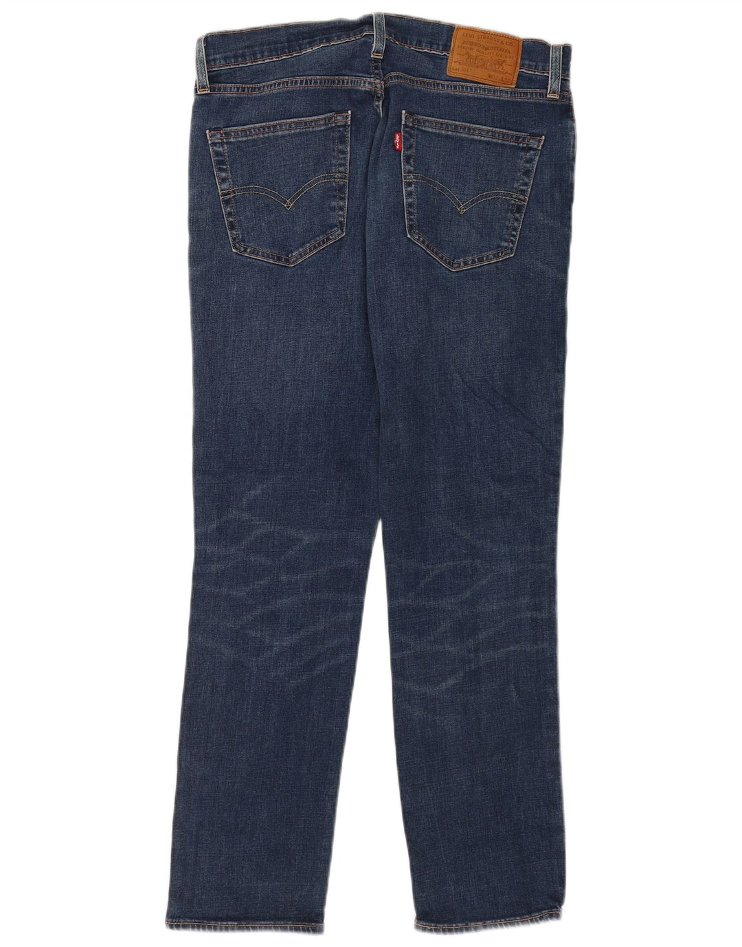 Męskie jeansy Levi's 511 Slim W32 L30 Niebieska bawełna