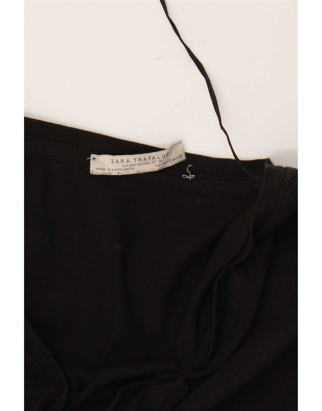 Damski top Zara Trafaluc Oversize z rękawem 3/4, UK 10, mały, czarny