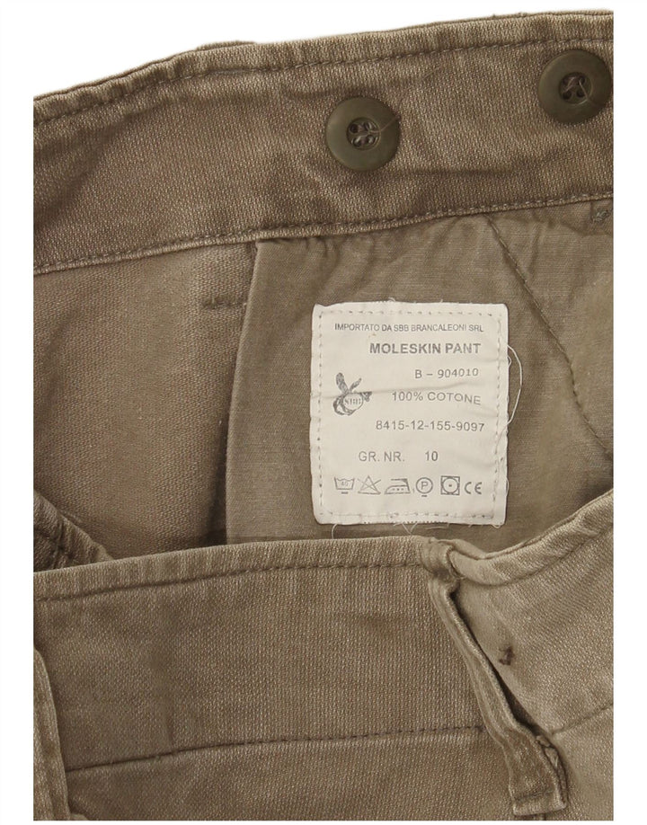 Męskie spodenki cargo w stylu vintage W36, duże, bawełniane w kolorze khaki