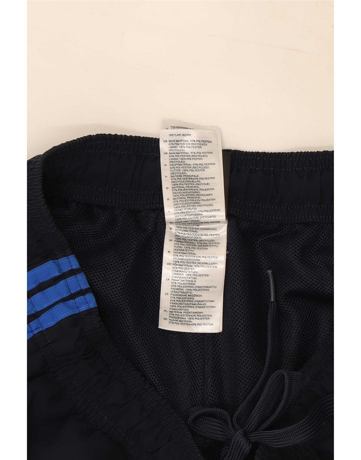 Męskie spodenki sportowe Adidas, duże, granatowe, z poliestru