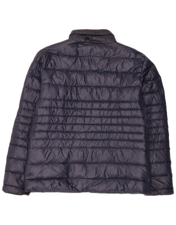 Crew Clothing Męska ocieplana kurtka z kapturem UK 42 XL, granatowa, nylonowa