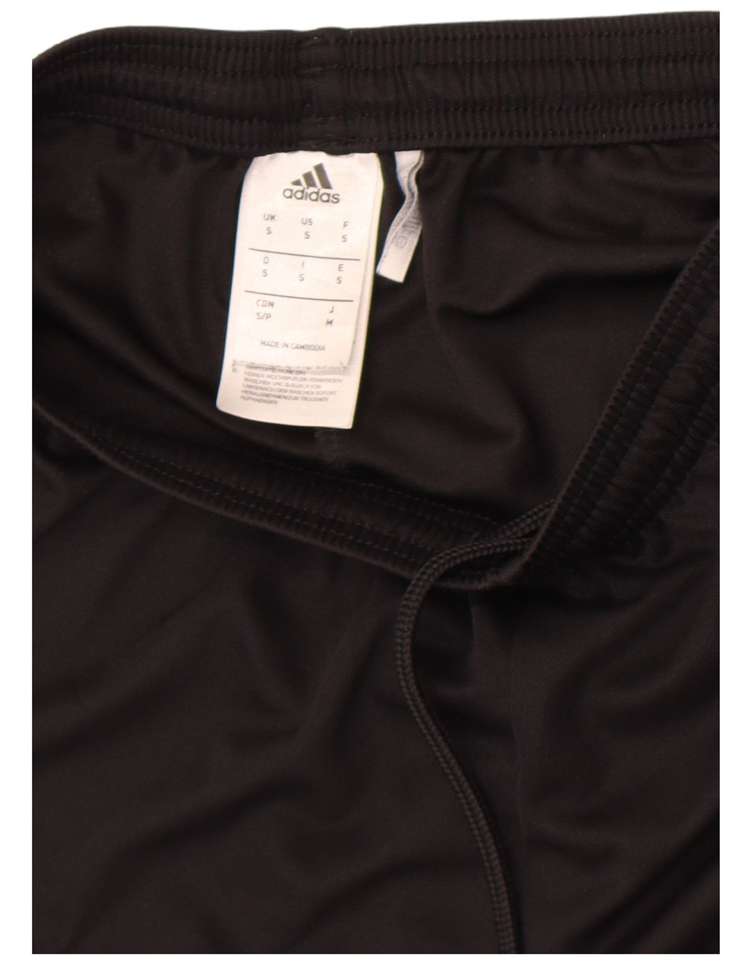 Męskie spodenki sportowe Adidas, małe, czarne, poliestrowe