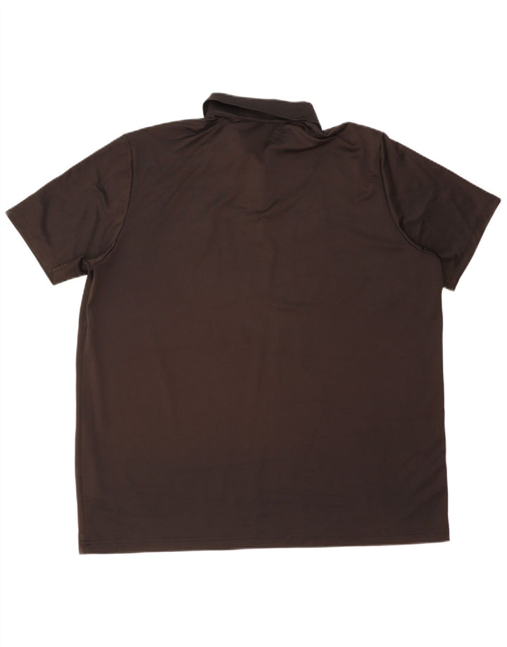 Męska koszulka polo ADIDAS 2XL, czarny poliester