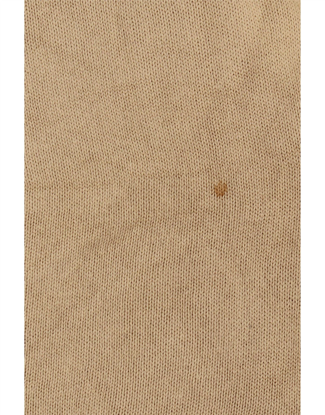 Męski sweter Trussardi z dekoltem w kształcie litery V, duży, beżowy, bawełniany