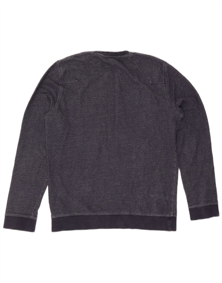 Męska bluza z grafiką Calvin Klein Jeans, średni kolor granatowy