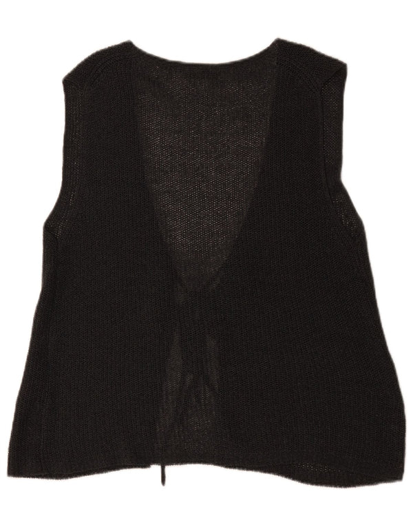 Damski sweter rozpinany Massimo Dutti bez rękawów UK 14, średni szary