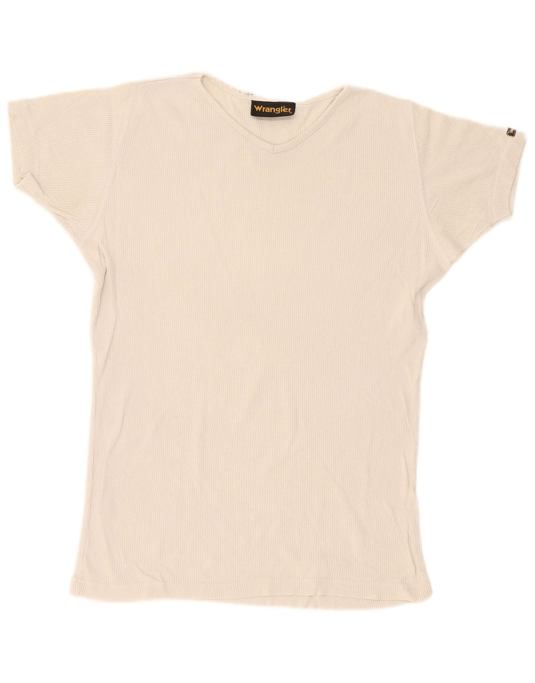 T-shirt męski Wrangler, średni, w kolorze złamanej bieli