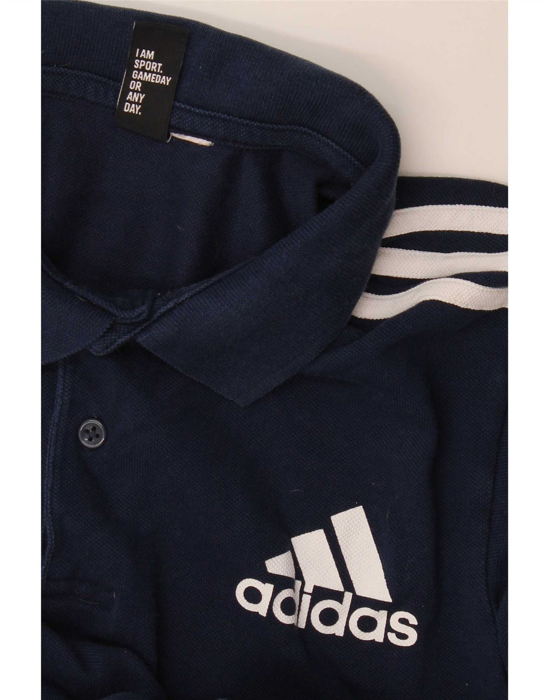 Męska koszulka polo Adidas, mała, granatowa