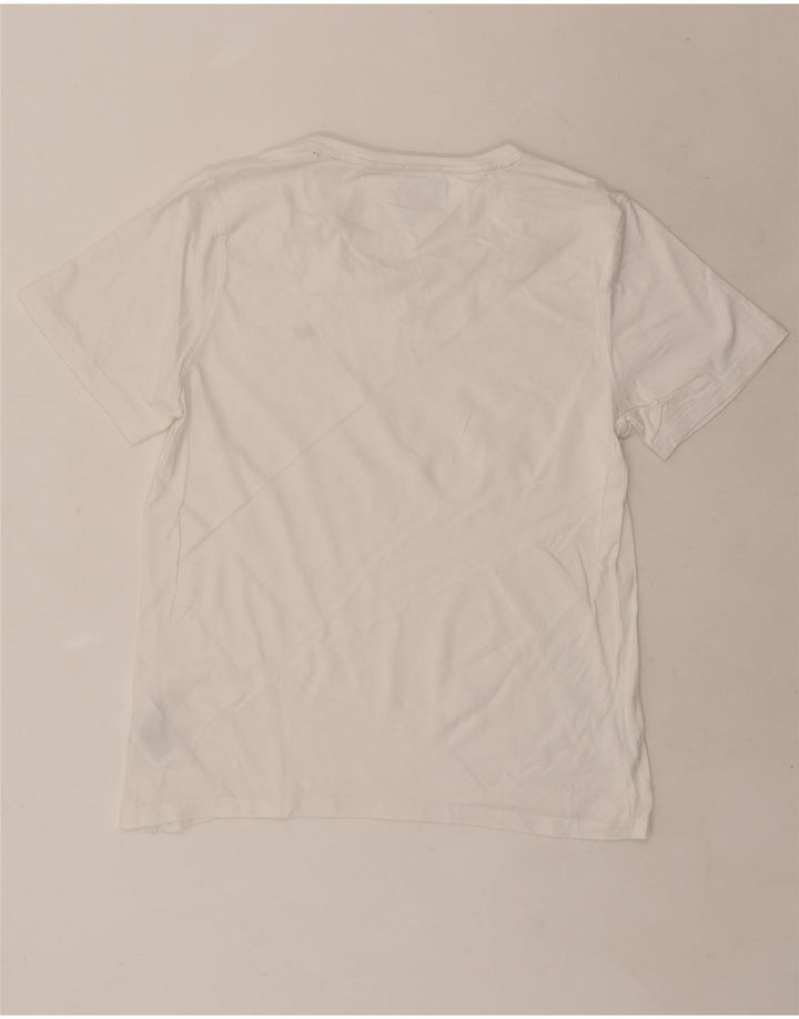 T-shirt męski Tommy Hilfiger Top, średnia, biała bawełna