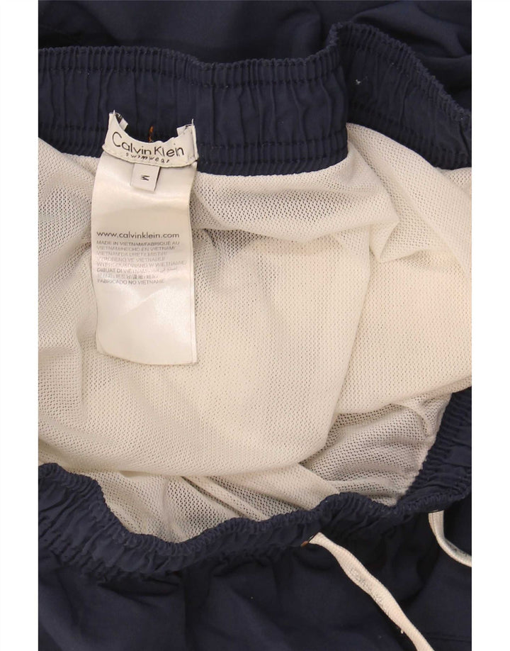 Męskie spodenki kąpielowe Calvin Klein Graphic, średni granat, blok kolorów