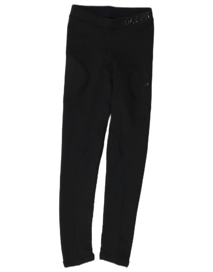 Damskie legginsy NIKE Graphic UK 4 XS w kolorze czarnym