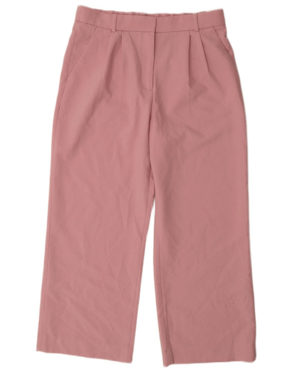 Spodnie Chino Abercrombie & Fitch Damskie z wysokim stanem US 14 XL W32 L28 Różowe