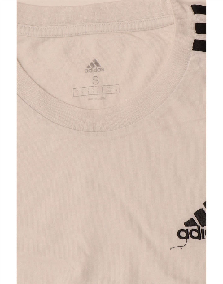 Adidas Męska Koszulka Top Mała Biała