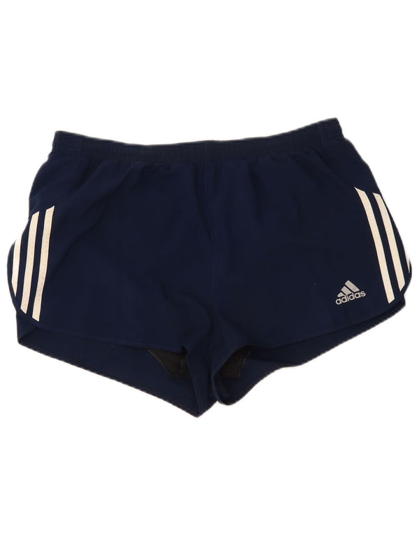 Spodenki sportowe Adidas damskie Climalite UK 14 średnie granatowe