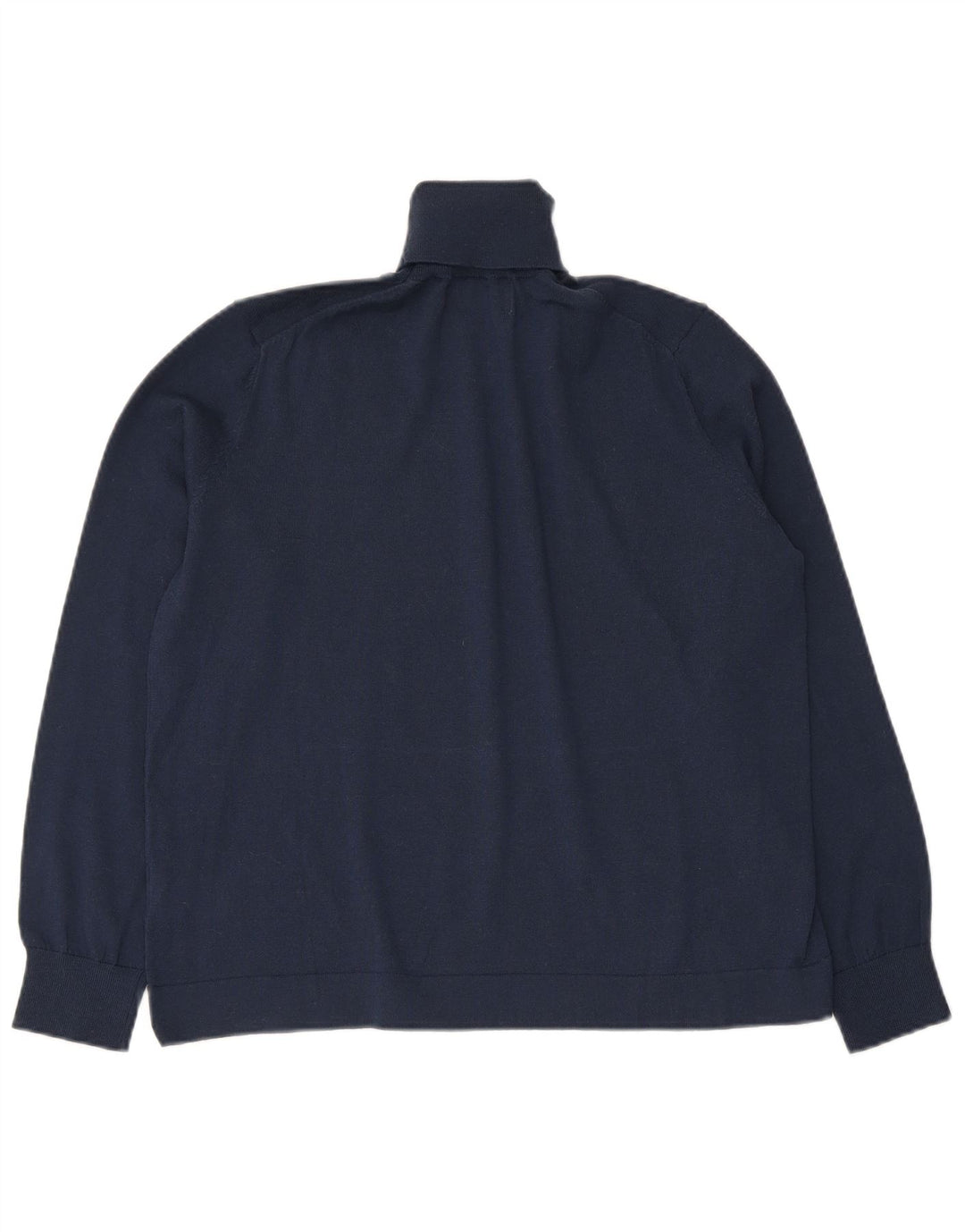 Damski sweter oversize Indi & Cold z golfem UK 10, mały, granatowy