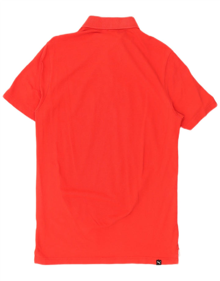 Męska koszulka polo Puma, mała, czerwona, bawełniana