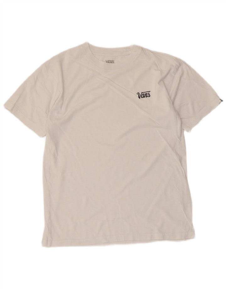 T-shirt męski Vans, mały, biały, bawełniany