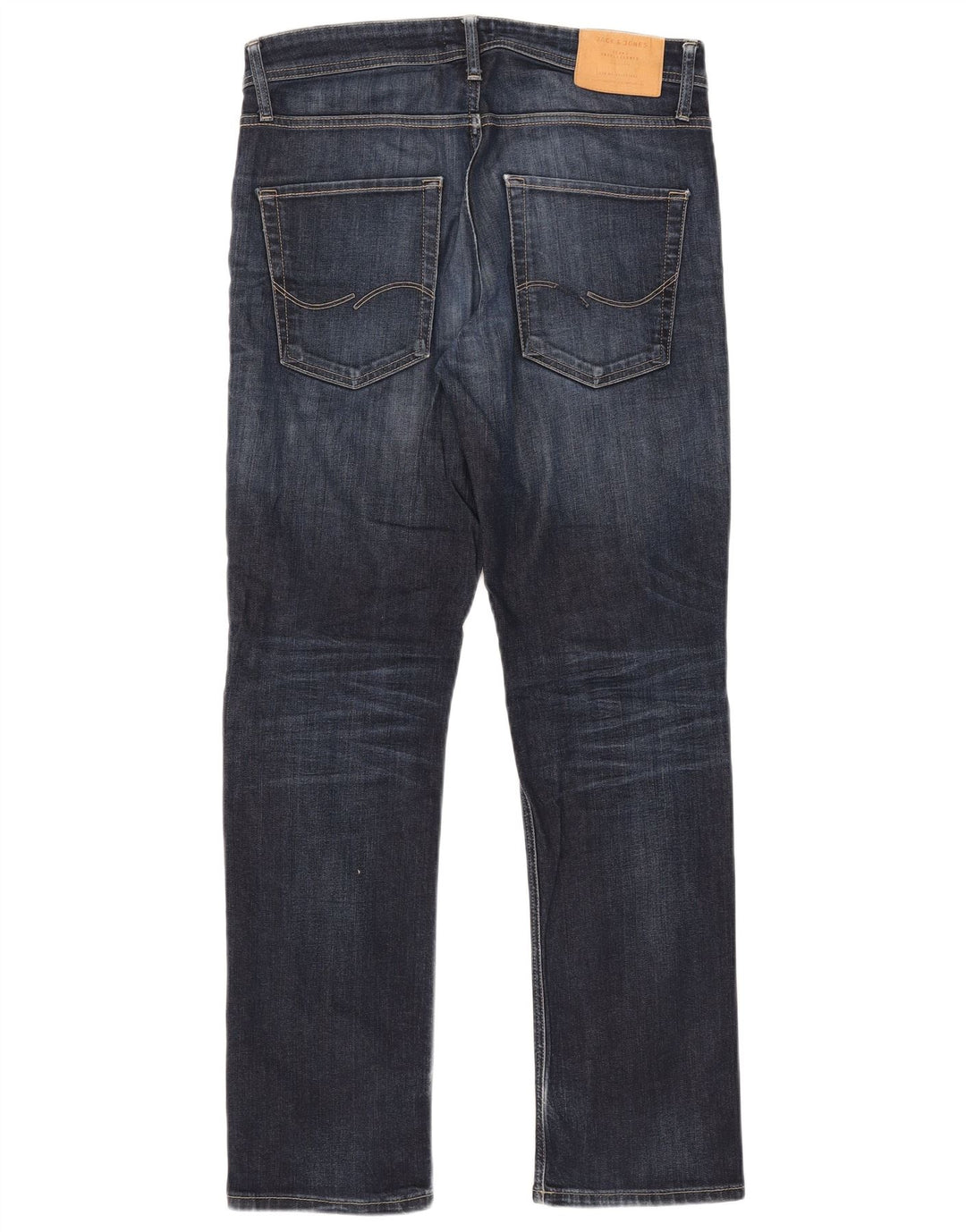 Męskie jeansy Jack & Jones Clark o regularnym kroju, proste W32 L32, niebieskie