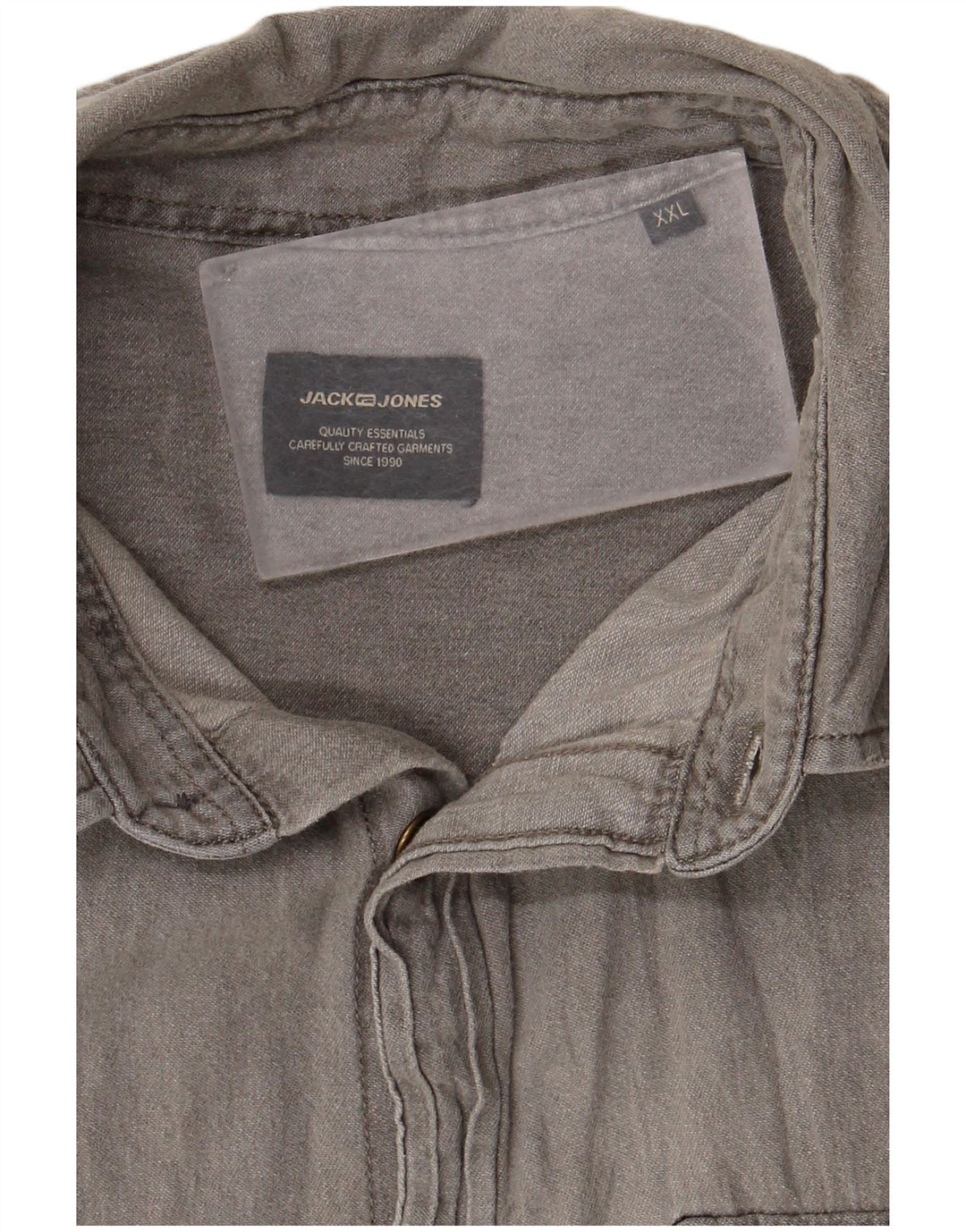 Koszula męska Jack & Jones 2XL, szara, bawełniana