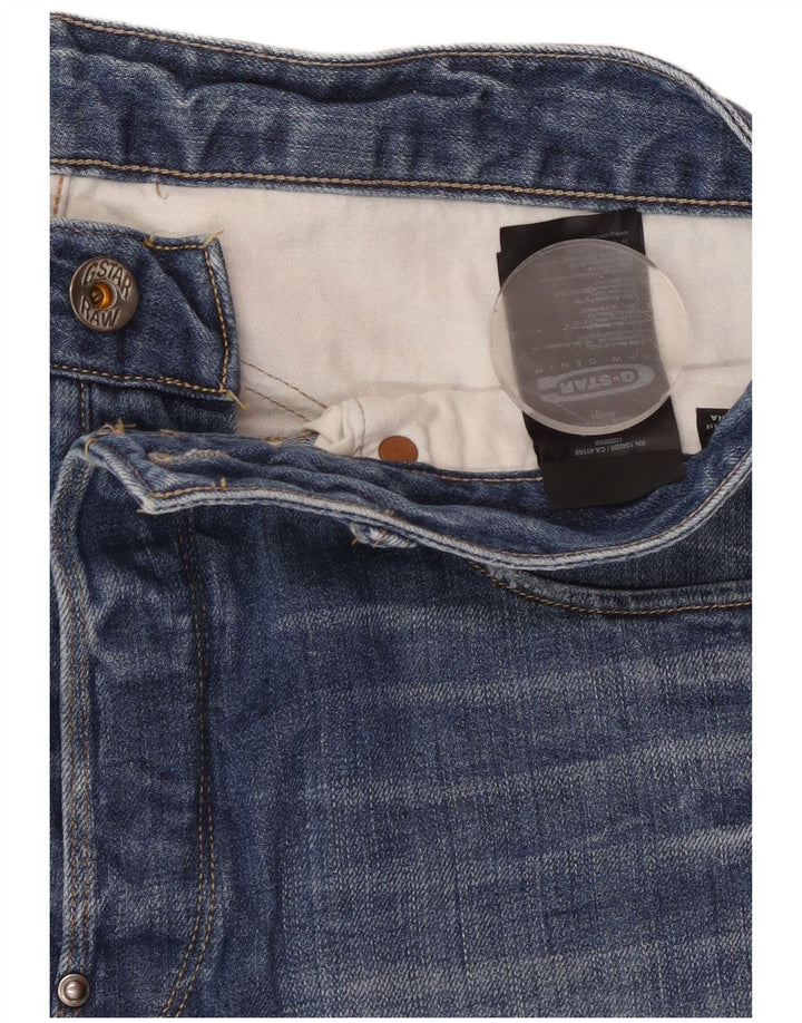 Męskie spodenki jeansowe G-STAR W34, duże, niebieskie, bawełniane