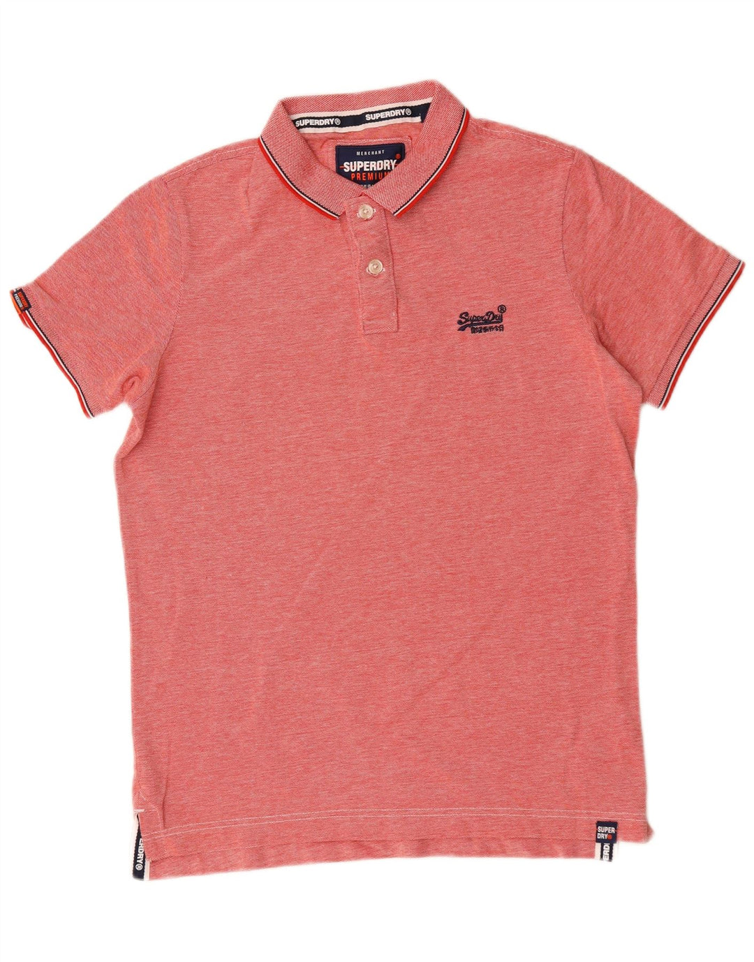 Męska koszulka polo Superdry, duża, bawełniana w czerwone plamki