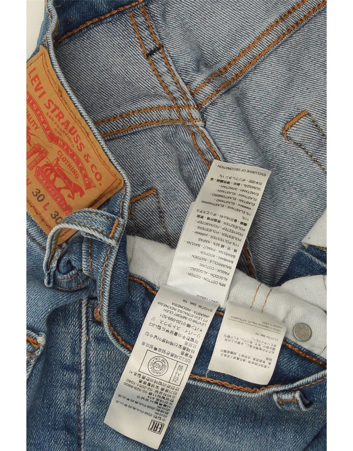 Męskie jeansy Levi's 511 Slim W30 L30 Niebieska bawełna