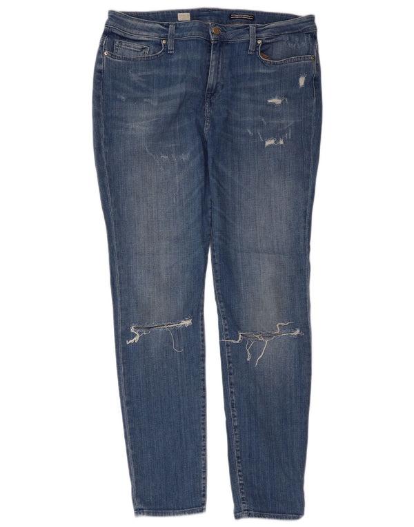Damskie jeansy damskie Tommy Hilfiger w trudnej sytuacji, W30 L30, niebieska bawełna