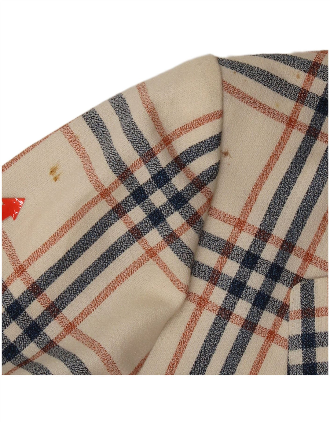 Vintage męska marynarka zapinana na 2 guziki UK 38, średnia złamana biała kratka