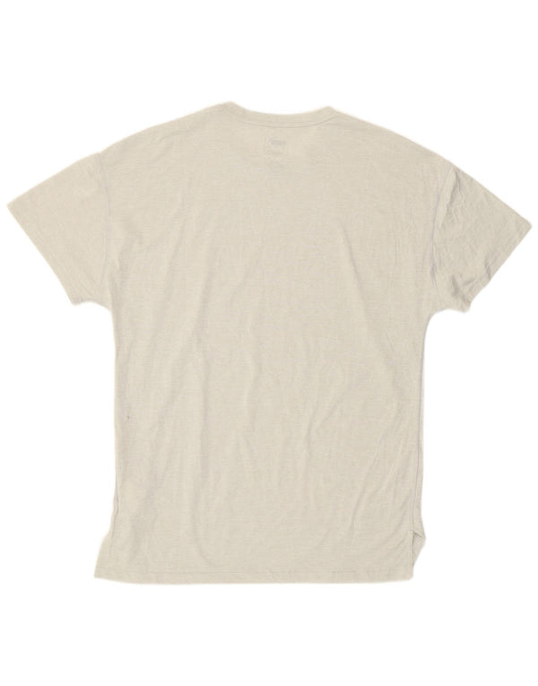 T-shirt męski Puma Top, średni szary, nakrapiany poliester