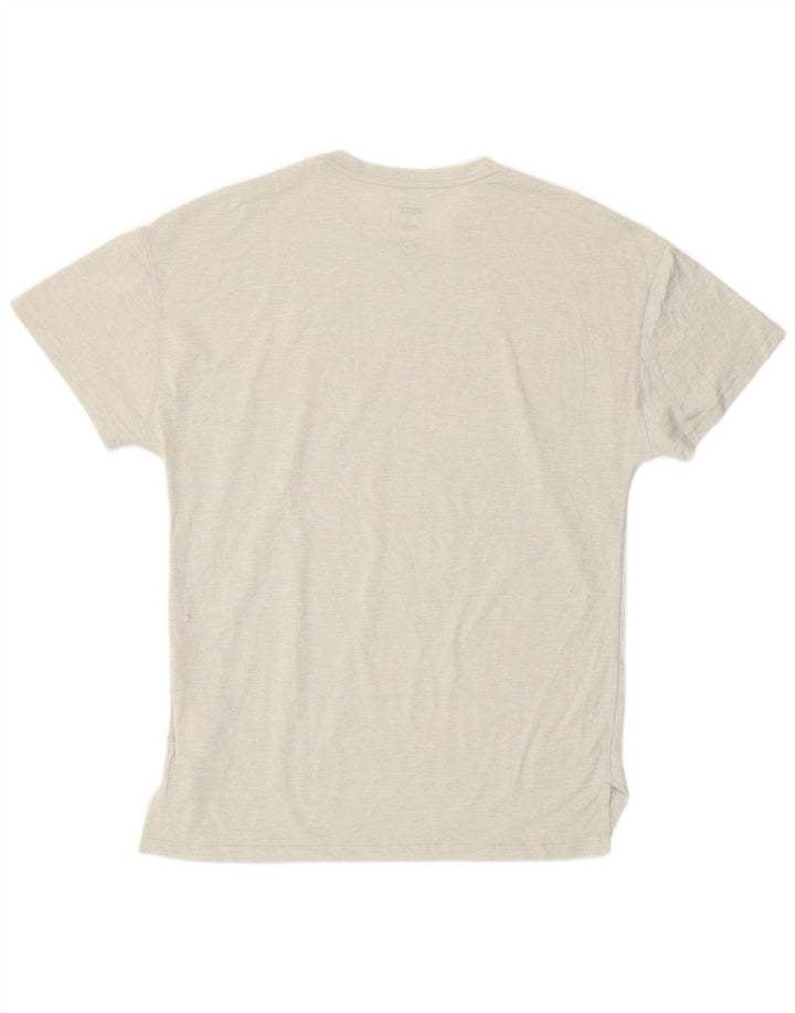 T-shirt męski Puma Top, średni szary, nakrapiany poliester