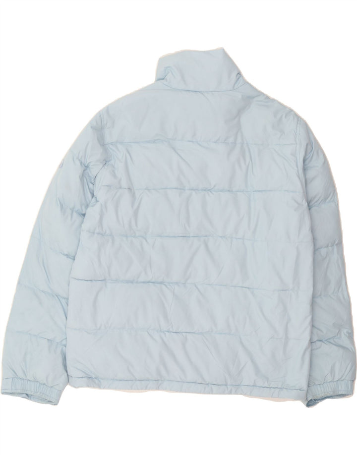 SERGIO TACCHINI Womens Milano Padded Jacket IT 46 Large Blue Polyester Vintage Sergio Tacchini and Second-Hand Sergio Tacchini from Messina Hembry 