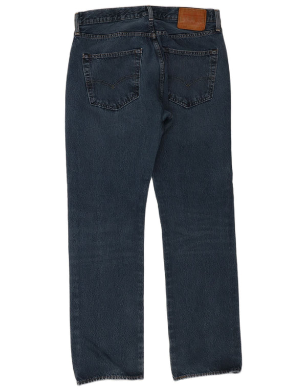 Męskie jeansy Levi's 501 Straight W32 L32 Niebieskie bawełniane