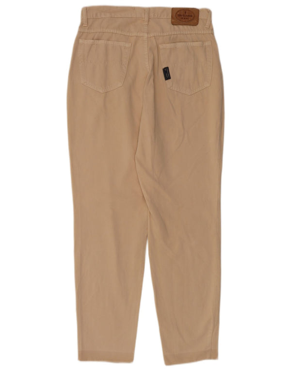 Męskie zwężane spodnie codzienne Trussardi IT 48 XL W34 L29 Beżowa bawełna