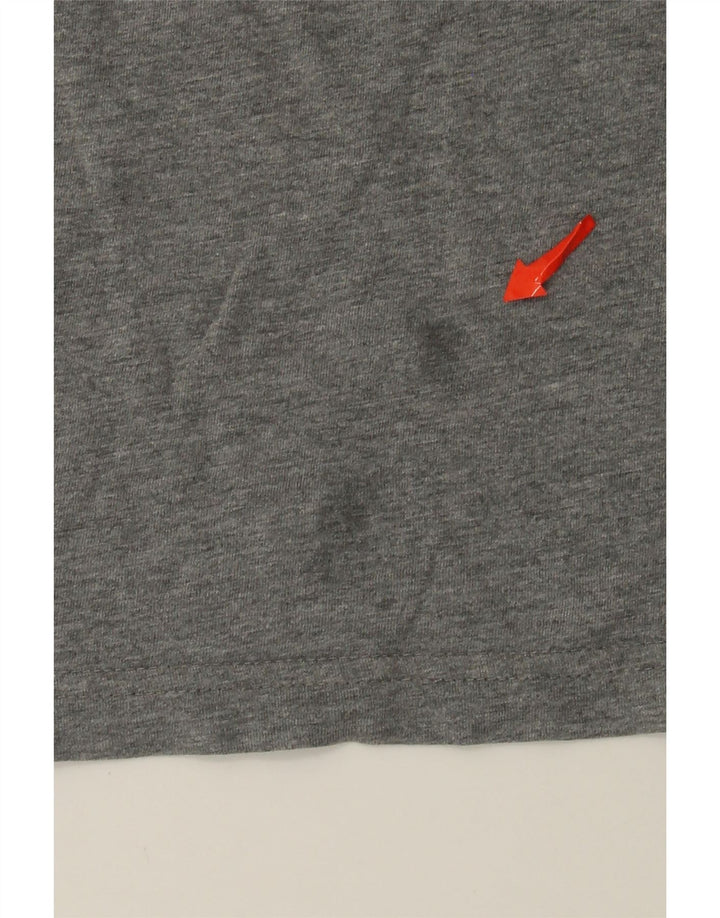 Męski T-shirt Puma z grafiką, 2XL, szara, bawełniana w plamki